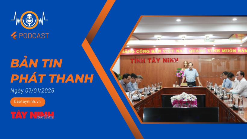 Bản tin ph&aacute;t thanh ng&agrave;y 08/01/2026