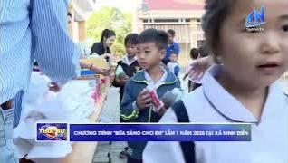 Chương tr&igrave;nh &ldquo;Bữa s&aacute;ng cho em&rdquo; lần 1 năm 2026 tại x&atilde; Ninh Điền