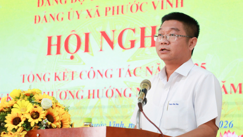 X&atilde; Phước Vinh tổng kết c&ocirc;ng t&aacute;c năm 2025