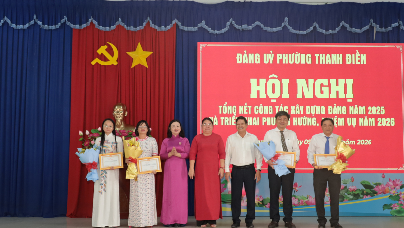 Đảng bộ phường Thanh Điền tổng kết c&ocirc;ng t&aacute;c x&acirc;y dựng Đảng năm 2025