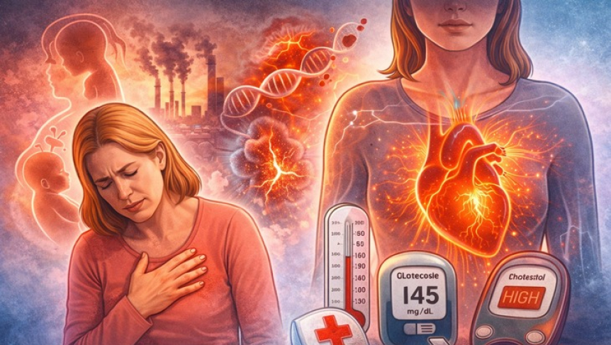 5 yếu tố &acirc;m thầm l&agrave;m tăng nguy cơ bệnh tim ở phụ nữ sau 40 tuổi