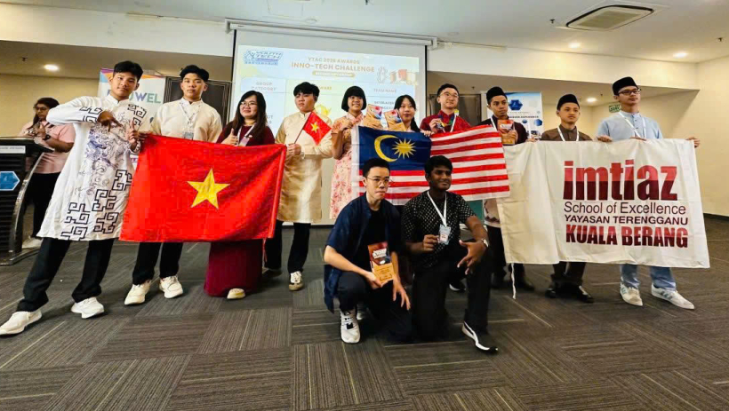 Đo&agrave;n học sinh T&acirc;y Ninh đoạt giải v&agrave;ng tại Cuộc thi Thử th&aacute;ch c&ocirc;ng nghệ trẻ Ch&acirc;u &Aacute;