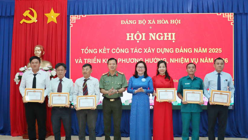 X&atilde; H&ograve;a Hội đề ra 12 chỉ ti&ecirc;u phấn đấu trong năm 2026