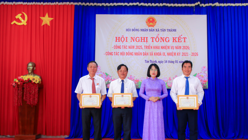 HĐND x&atilde; T&acirc;n Th&agrave;nh tổng kết c&ocirc;ng t&aacute;c năm 2025