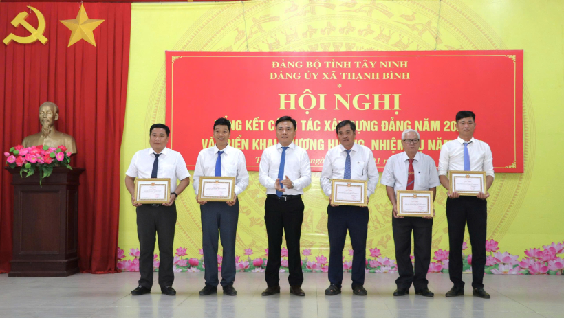 X&atilde; Thạnh B&igrave;nh thực hiện đạt v&agrave; vượt 14/14 chỉ ti&ecirc;u Nghị quyết Đảng ủy năm 2025