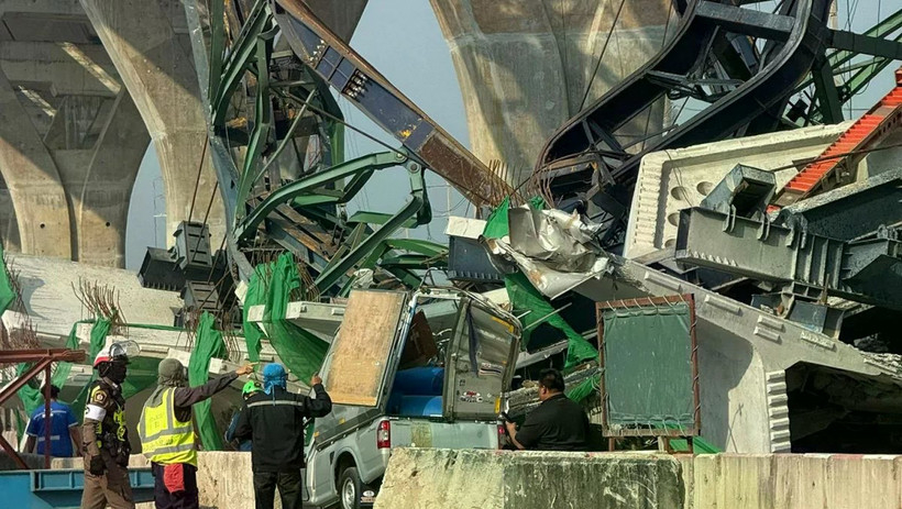 Th&aacute;i Lan: Lại xảy ra sập cần cẩu khiến &iacute;t nhất 2 người thiệt mạng