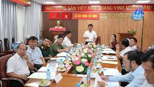 T&acirc;y Ninh thẩm định xem x&eacute;t nhiều nhiệm vụ v&agrave; đồ &aacute;n quy hoạch mới