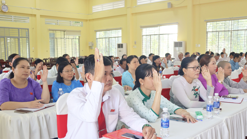 HĐND x&atilde; Mỹ Lộc tổ chức Kỳ họp thứ 6