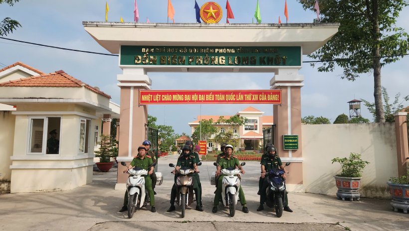 Đồn Bi&ecirc;n ph&ograve;ng Long Khốt giữ vững an ninh bi&ecirc;n giới trước thềm Đại hội XIV của Đảng