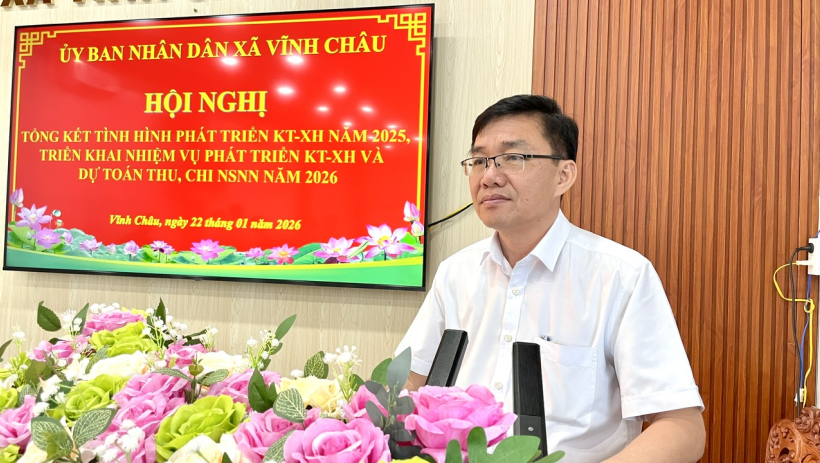 X&atilde; Vĩnh Ch&acirc;u tổng kết t&igrave;nh h&igrave;nh ph&aacute;t triển kinh tế - x&atilde; hội năm 2025
