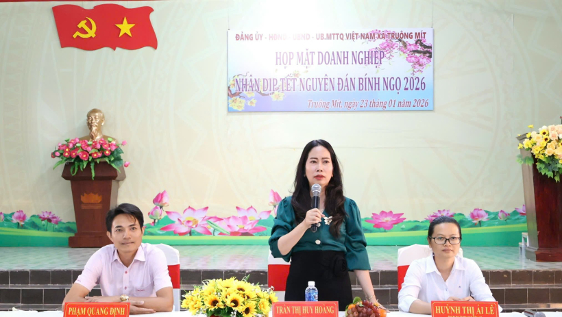 Tru&ocirc;ng M&iacute;t: Họp mặt doanh nghiệp mừng Tết Nguy&ecirc;n đ&aacute;n B&iacute;nh Ngọ 2026