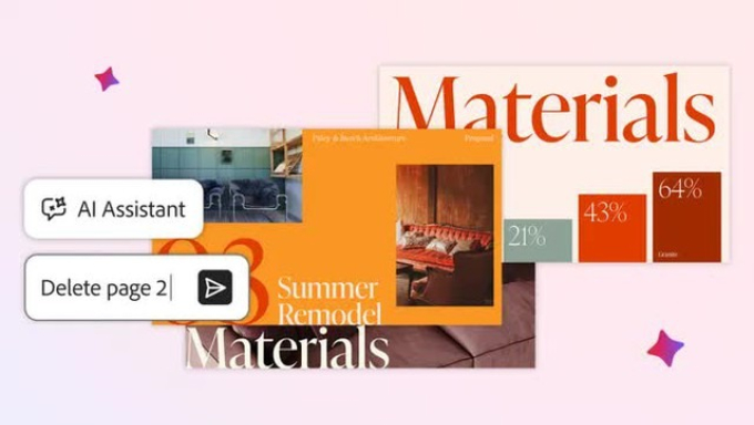 Adobe Acrobat cho ph&eacute;p chỉnh sửa PDF bằng hội thoại