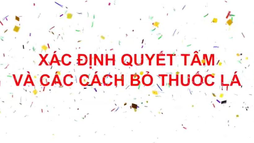 X&aacute;c định quyết t&acirc;m v&agrave; c&aacute;ch bỏ thuốc l&aacute;