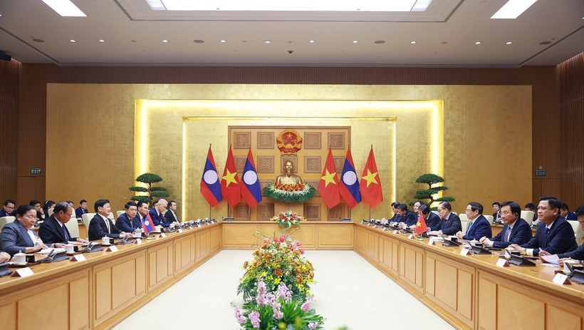 Đưa quan hệ hai nước Việt Nam-L&agrave;o ph&aacute;t triển ng&agrave;y c&agrave;ng đi v&agrave;o chiều s&acirc;u