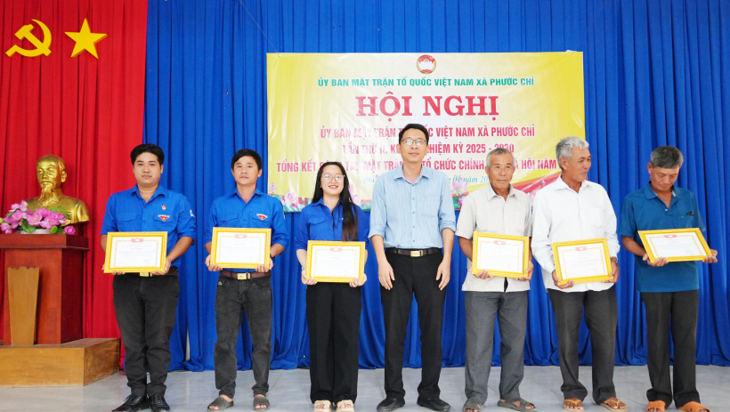 X&atilde; Phước Chỉ tổng kết c&ocirc;ng t&aacute;c Mặt trận v&agrave; c&aacute;c tổ chức ch&iacute;nh trị - x&atilde; hội năm 2025