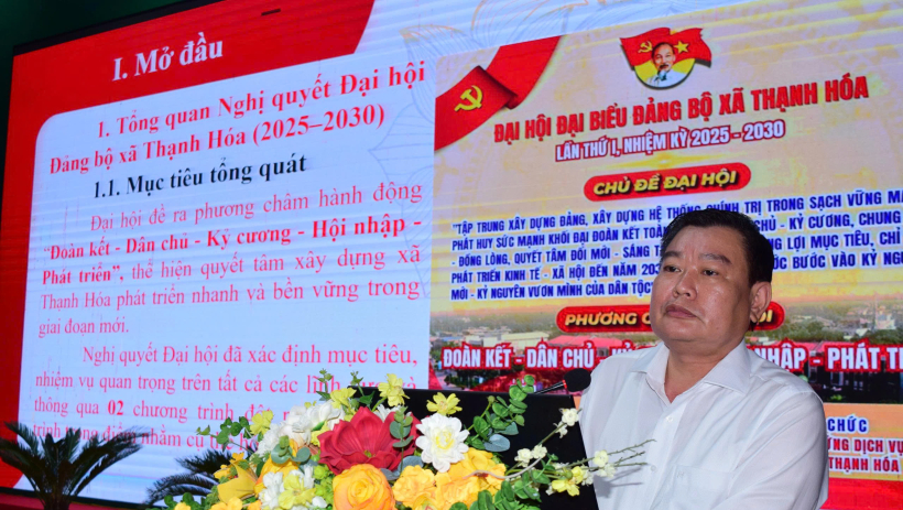 X&atilde; Thạnh H&oacute;a: Niềm tin, động lực cho ph&aacute;t triển bền vững 