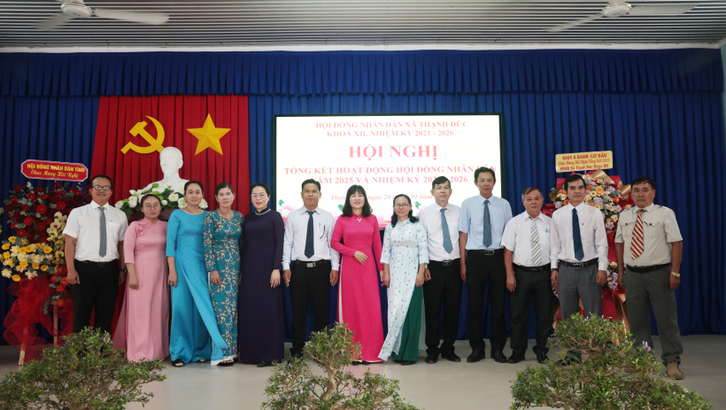 HĐND x&atilde; Thạnh Đức tổng kết hoạt động nhiệm kỳ 2021-2026 v&agrave; năm 2025