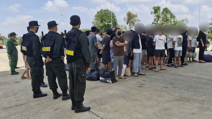 T&acirc;y Ninh: Tiếp nhận 59 c&ocirc;ng d&acirc;n tại Cửa khẩu Quốc tế T&acirc;n Nam