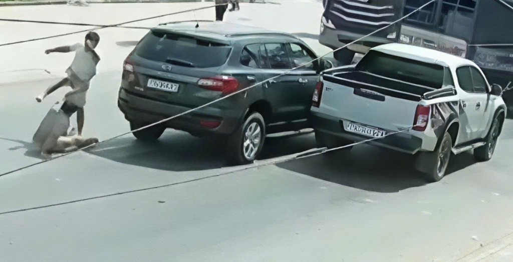 Mai Anh Nhật hành hung tài xế xe 7 chỗ sau va quẹt giao thông