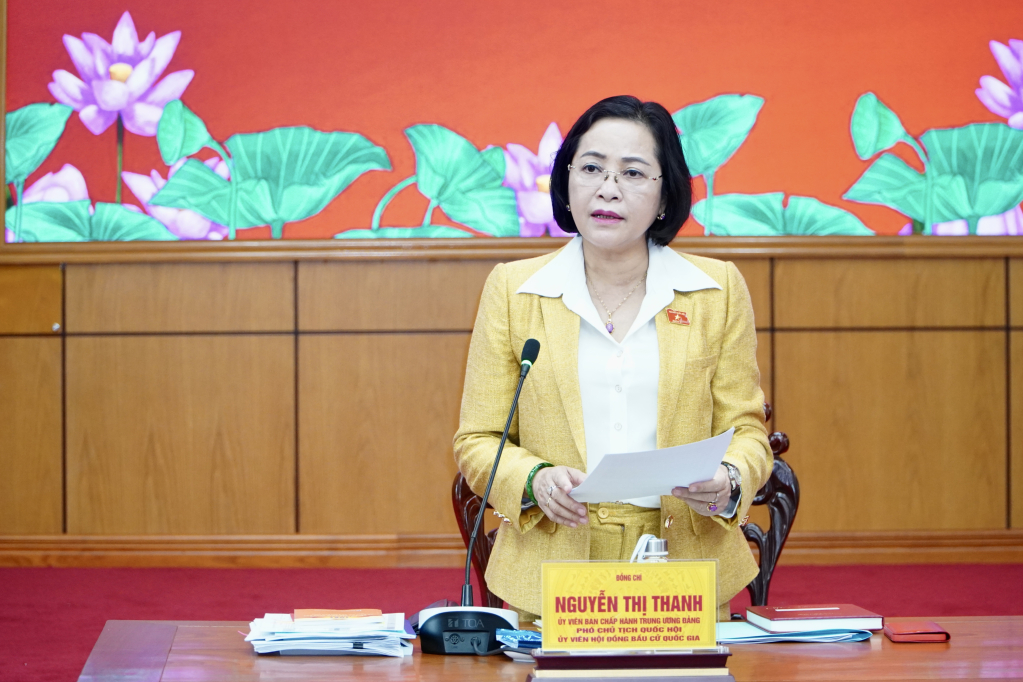 Phó Chủ tịch Quốc hội Nguyễn Thị Thanh: Không để phát sinh điểm nóng trong bầu cử tại Tây Ninh