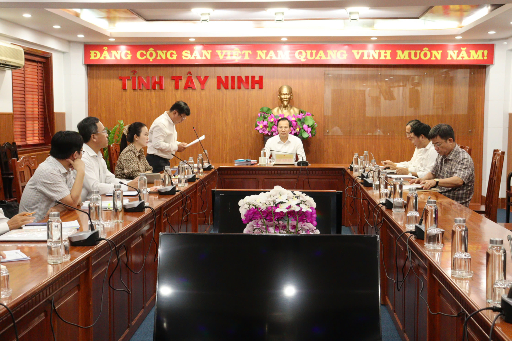 Hội nghị trực tuyến đôn đốc tiến độ đầu tư xây dựng các trường phổ thông nội trú liên cấp tiểu học và trung học cơ sở tại các xã biên giới đất liền