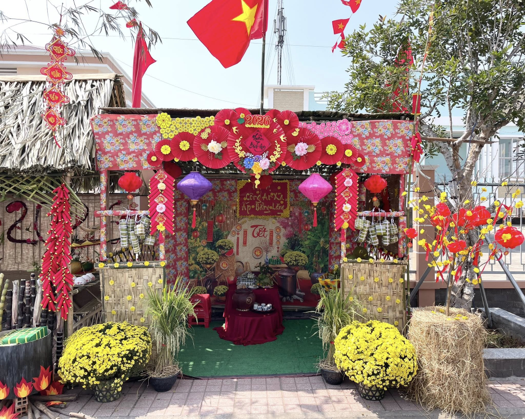 Tiểu cảnh mang đậm nét Tết quê 