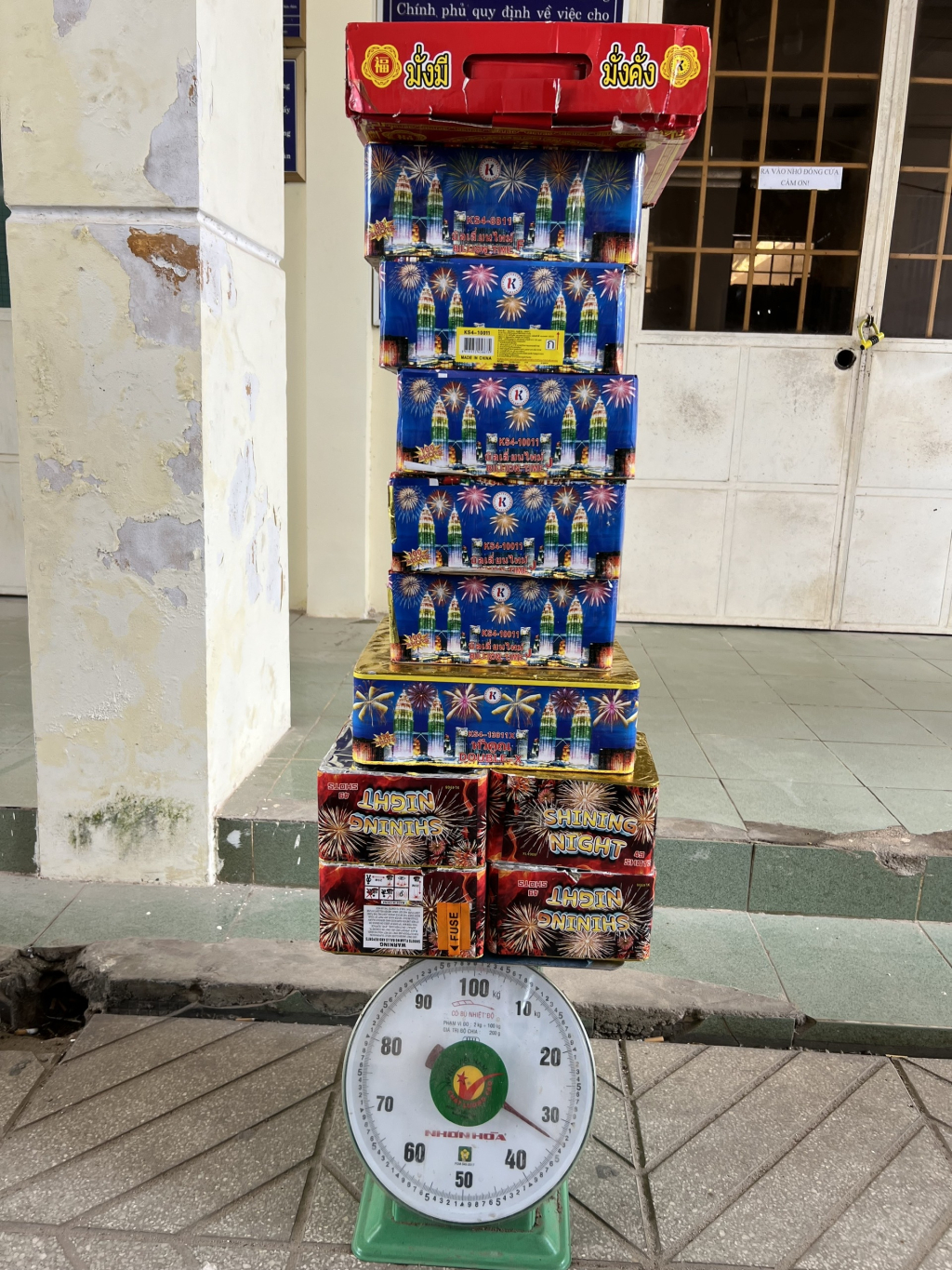 Tang vật bị lực lượng chức năng thu giữ