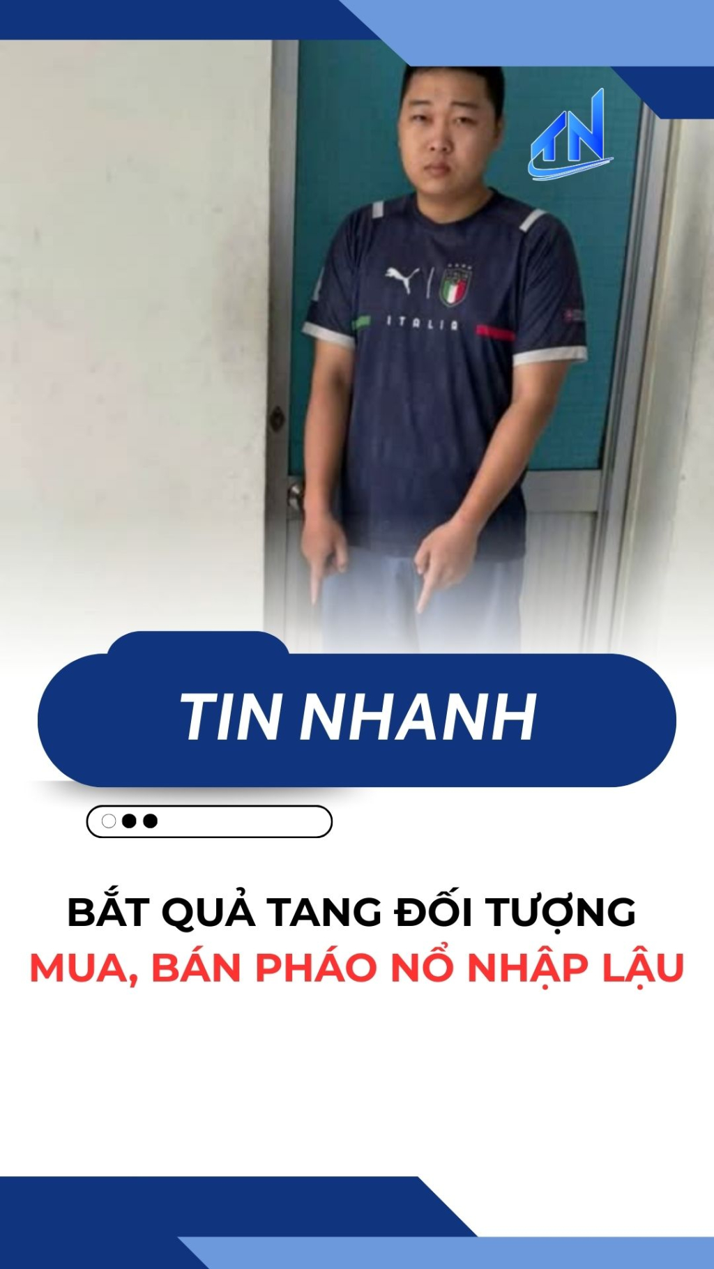 Bắt quả tang đối tượng mua, b&aacute;n ph&aacute;o nổ nhập lậu