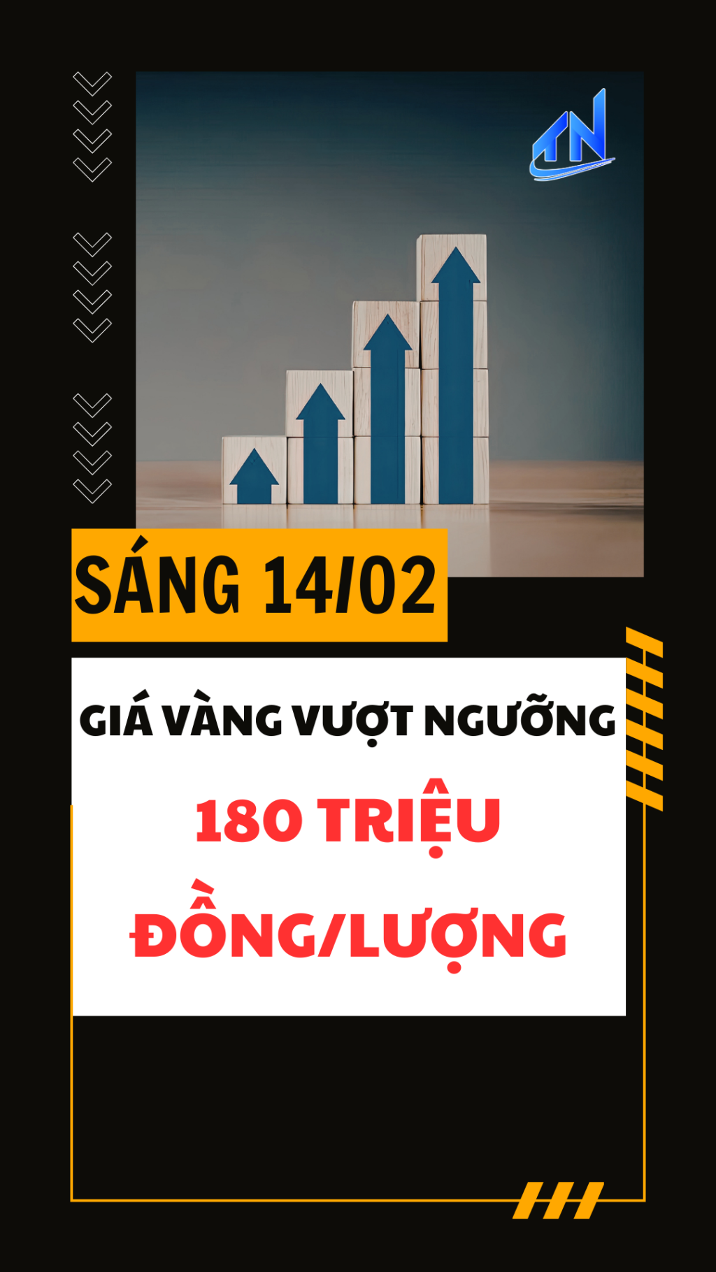 S&aacute;ng 14/02: Gi&aacute; v&agrave;ng vượt ngưỡng 180 triệu đồng/lượng