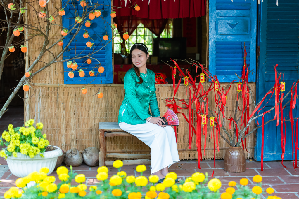 Tiểu cảnh tết truyền thống tại Làng nổi Tân Lập 