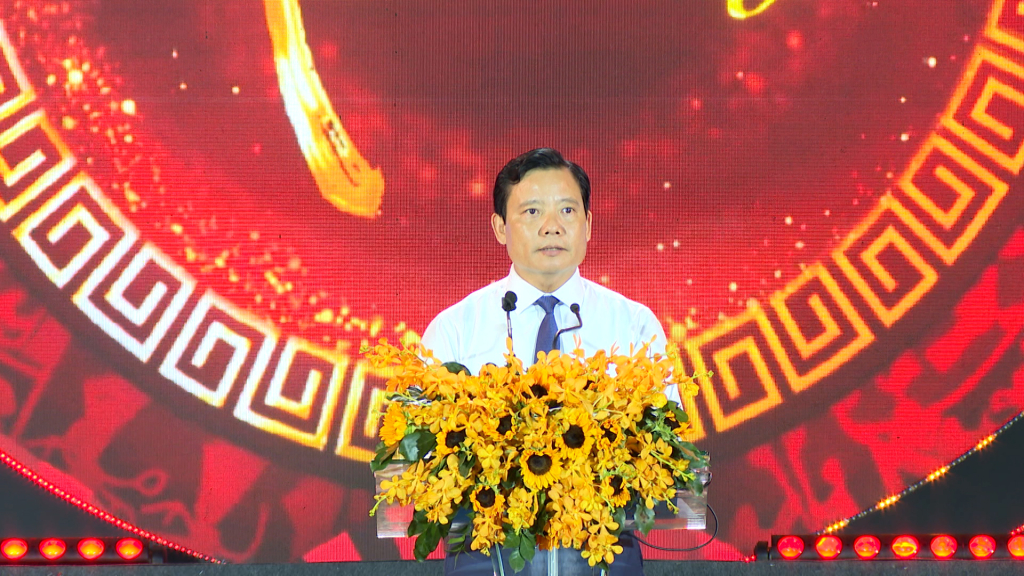 Phó Chủ tịch UBND tỉnh Tây Ninh Phạm Tấn Hòa phát biểu tại chương trình