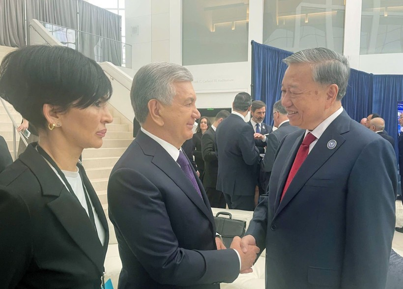 Tổng B&iacute; thư gặp l&atilde;nh đạo c&aacute;c nước nh&acirc;n dịp dự cuộc họp Hội đồng H&ograve;a b&igrave;nh về Gaza