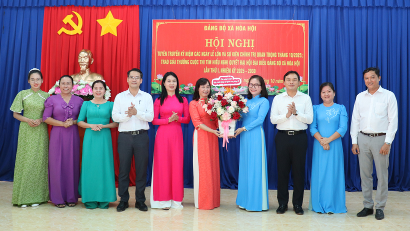 Đảng bộ x&atilde; H&ograve;a Hội: Tư duy ph&aacute;t triển mới cho một nhiệm kỳ