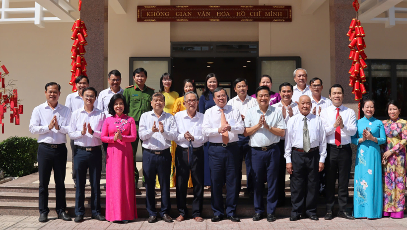 Ra mắt 'Kh&ocirc;ng gian văn h&oacute;a Hồ Ch&iacute; Minh' tại x&atilde; Hậu Nghĩa