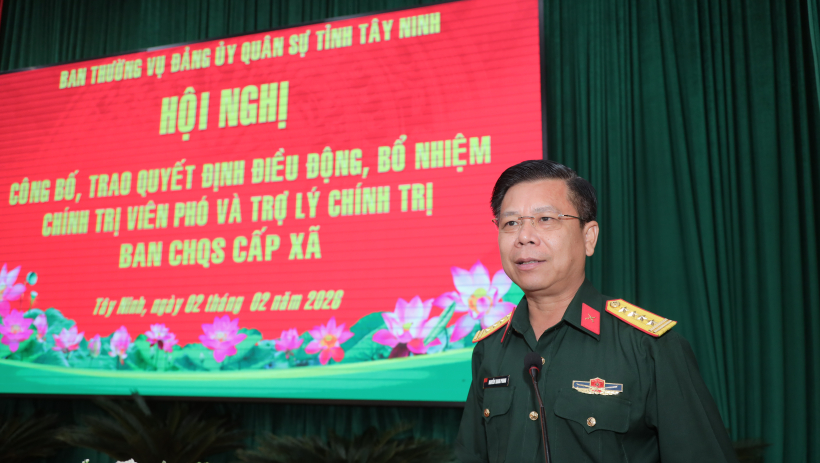 Ban Thường vụ Đảng ủy Qu&acirc;n sự tỉnh điều động c&aacute;n bộ về Ban Chỉ huy Qu&acirc;n sự cấp x&atilde;