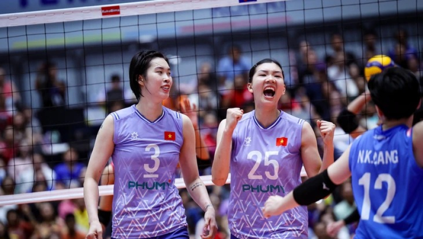 B&oacute;ng chuyền nữ Việt Nam c&oacute; khả năng lấy v&eacute; dự 'si&ecirc;u giải' từ tay Th&aacute;i Lan