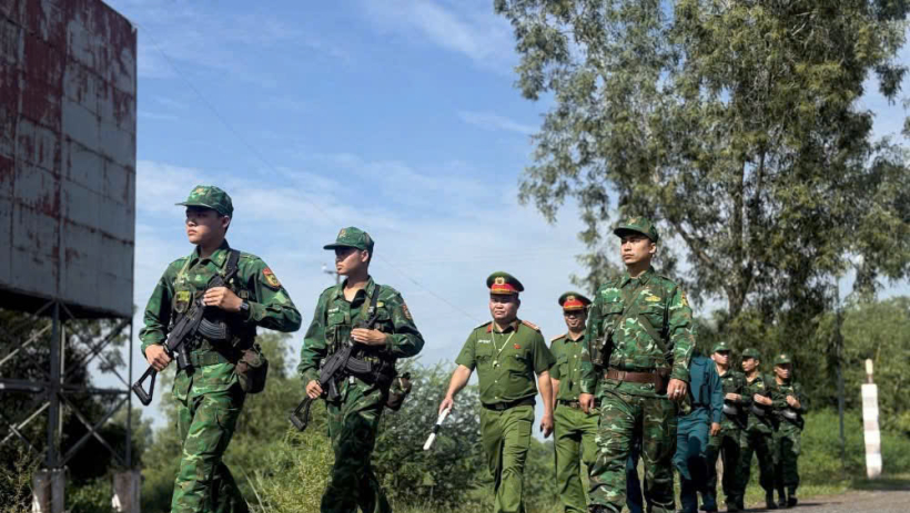 C&ocirc;ng an x&atilde; B&igrave;nh Hiệp bảo đảm an ninh, trật tự dịp tết