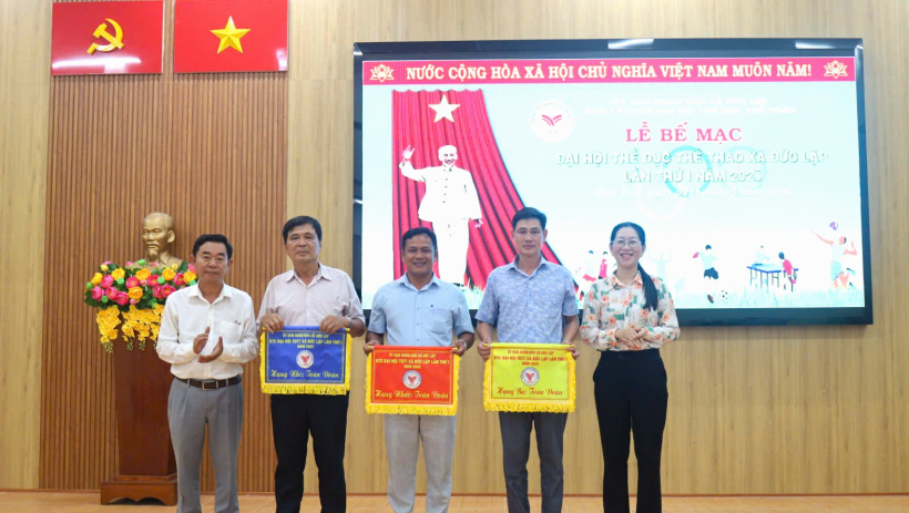 X&atilde; Đức Lập bế mạc Đại hội Thể dục thể thao lần thứ I, năm 2025