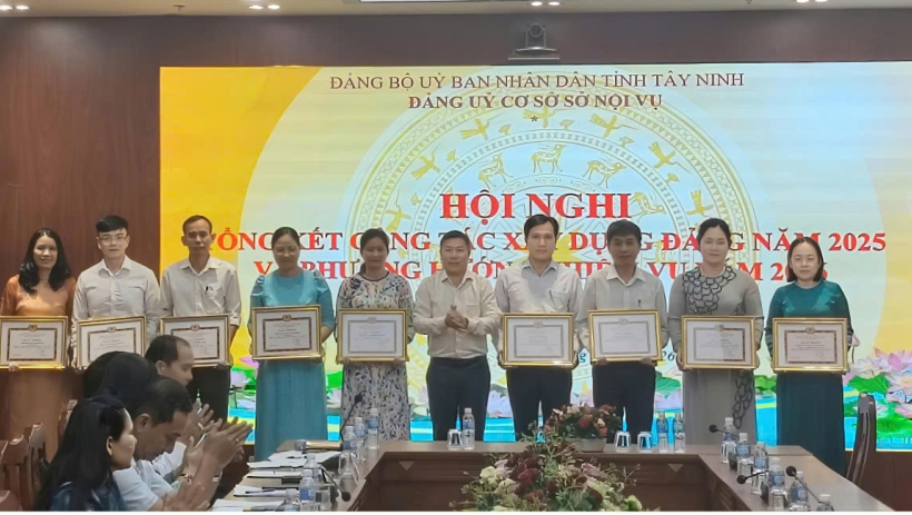 Đảng bộ Sở Nội vụ tổng kết c&ocirc;ng t&aacute;c năm 2025