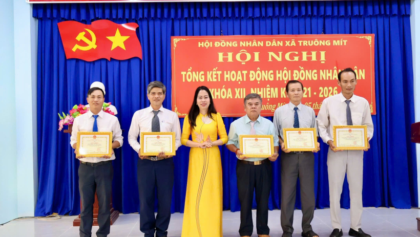 HĐND x&atilde; Tru&ocirc;ng M&iacute;t tổng kết hoạt động nhiệm kỳ 2021&ndash;2026