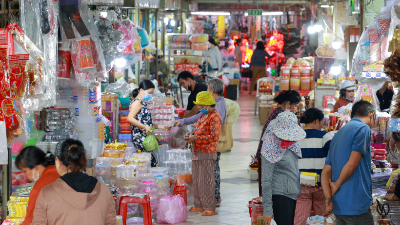 Thị trường chợ tết T&acirc;y Ninh: H&agrave;ng h&oacute;a đa dạng, sức mua chậm