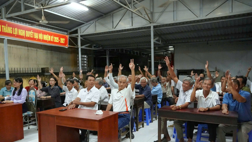 Phường Thanh Điền: Lấy &yacute; kiến cử tri nơi cư tr&uacute; đối với người ứng cử đại biểu HĐND 