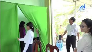 Kiểm tra c&ocirc;ng t&aacute;c bầu cử tại x&atilde; Thạnh Lợi