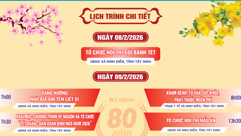 Bộ Chỉ huy Qu&acirc;n sự tỉnh T&acirc;y Ninh: Tổ chức về nguồn v&agrave; Tết qu&acirc;n &ndash; d&acirc;n Xu&acirc;n B&iacute;nh Ngọ năm 2026