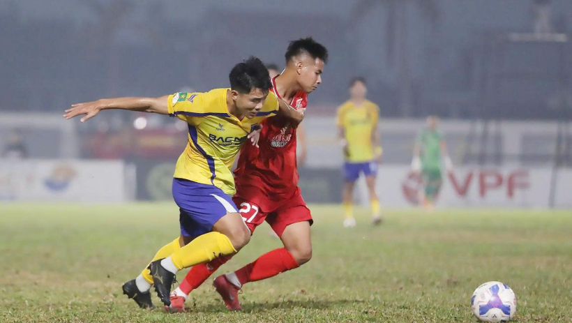 CLB Long An nỗ lực bất th&agrave;nh ở v&ograve;ng 9 Giải hạng Nhất quốc gia 2025-2026