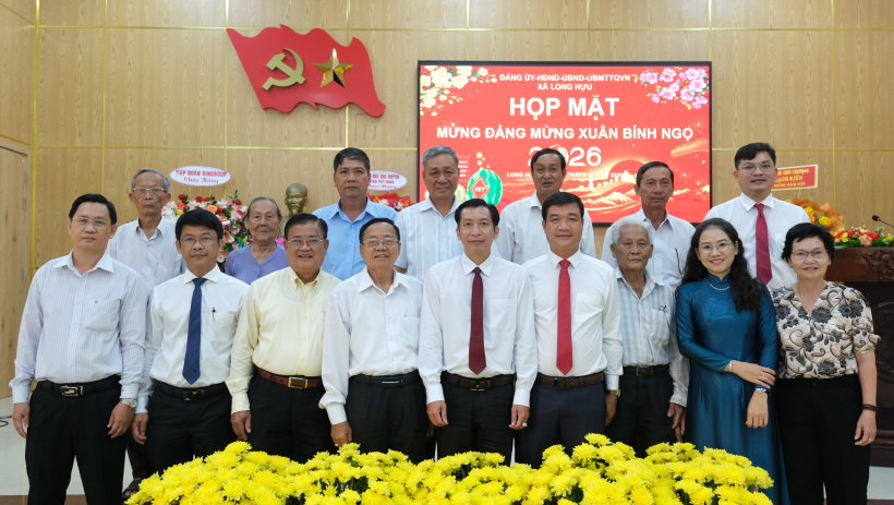 X&atilde; Long Hựu họp mặt mừng Đảng, mừng Xu&acirc;n B&iacute;nh Ngọ 2026