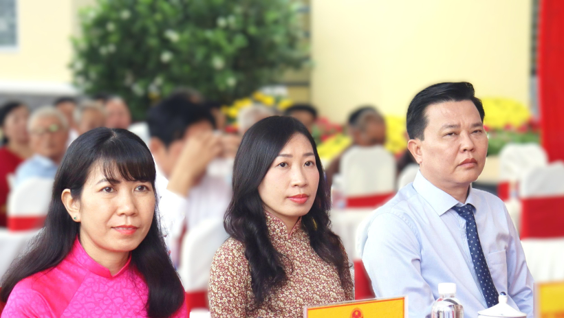 Ph&oacute; B&iacute; thư Tỉnh ủy Nguyễn Thanh Hải dự Lễ khởi c&ocirc;ng Nh&agrave; bia ghi t&ecirc;n liệt sĩ x&atilde; Mỹ Lộc