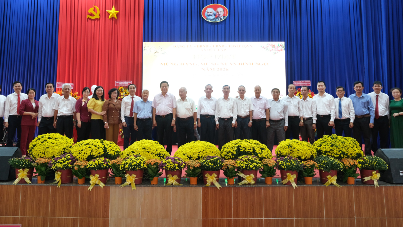 X&atilde; Đức Lập họp mặt mừng Đảng &ndash; mừng Xu&acirc;n B&iacute;nh Ngọ 2026