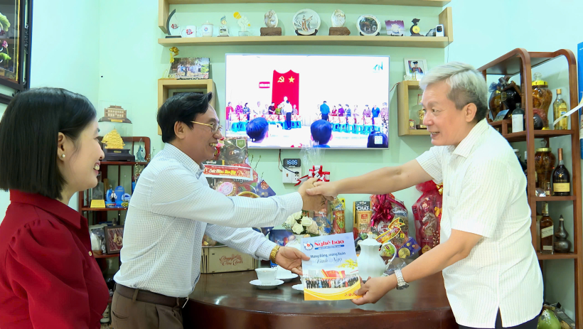 Hội Nh&agrave; b&aacute;o Việt Nam tỉnh T&acirc;y Ninh: Thăm, ch&uacute;c tết nguy&ecirc;n l&atilde;nh đạo 