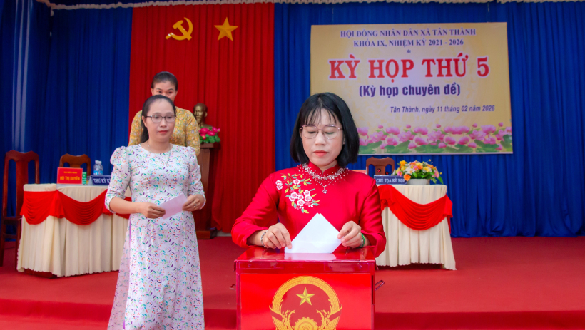 HĐND x&atilde; T&acirc;n Th&agrave;nh tổ chức Kỳ họp thứ 5